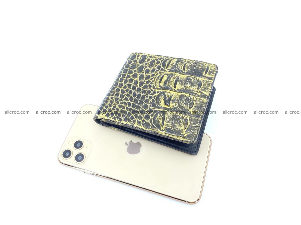 Crocodile skin small billfolf 1305 Foto 8