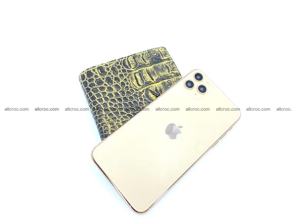 Crocodile skin small billfolf 1305 Foto 7