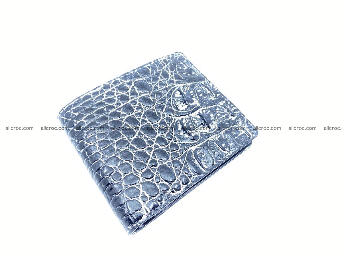 Crocodile skin small billfolf 1306 Foto 0
