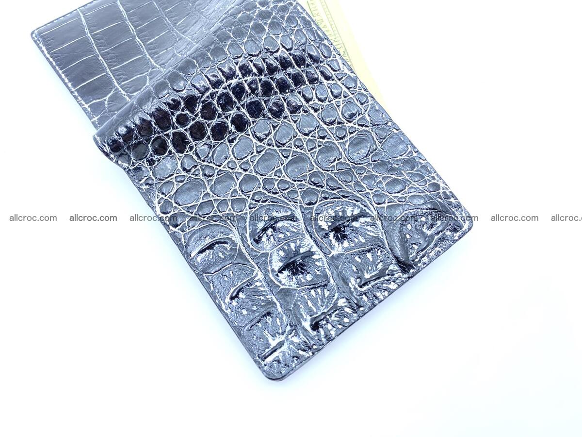 Crocodile skin small billfolf 1306 Foto 4