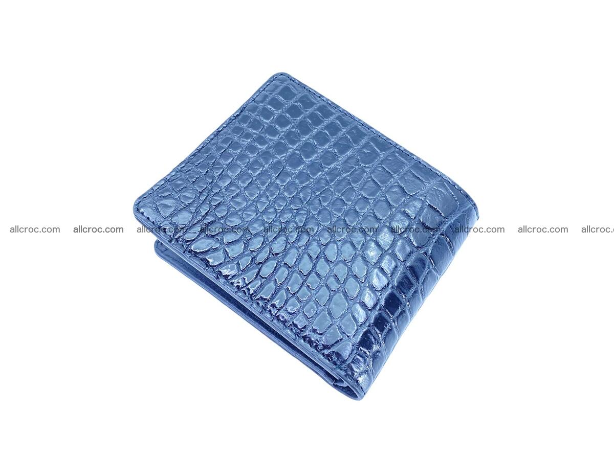 Crocodile skin small wallet 1659 Foto 3