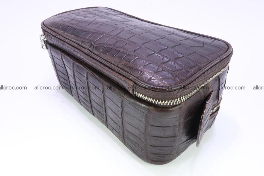 Crocodile skin toiletry bag 363