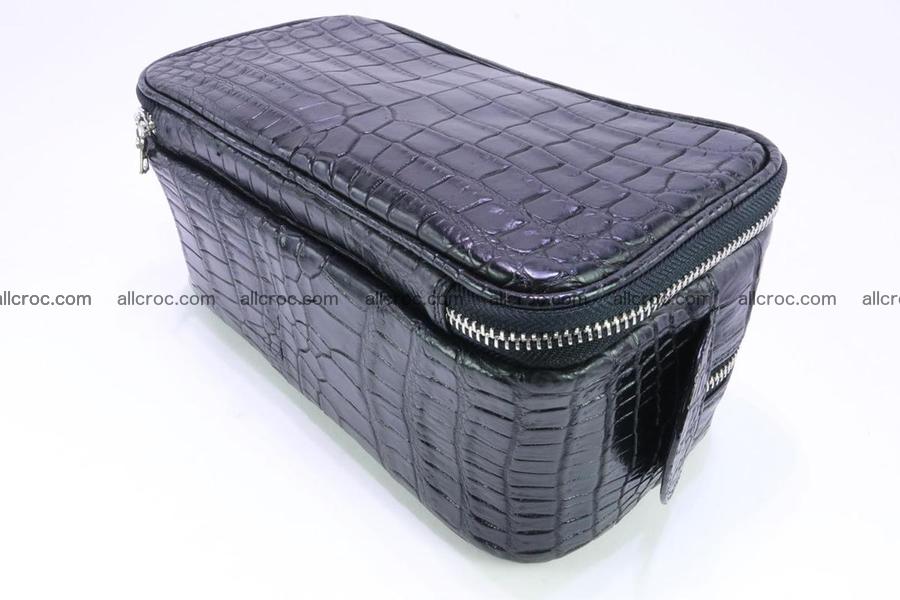 Crocodile skin toiletry bag 365