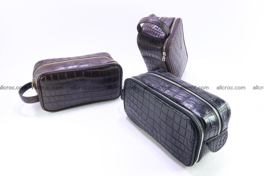 Crocodile skin toiletry bag 365