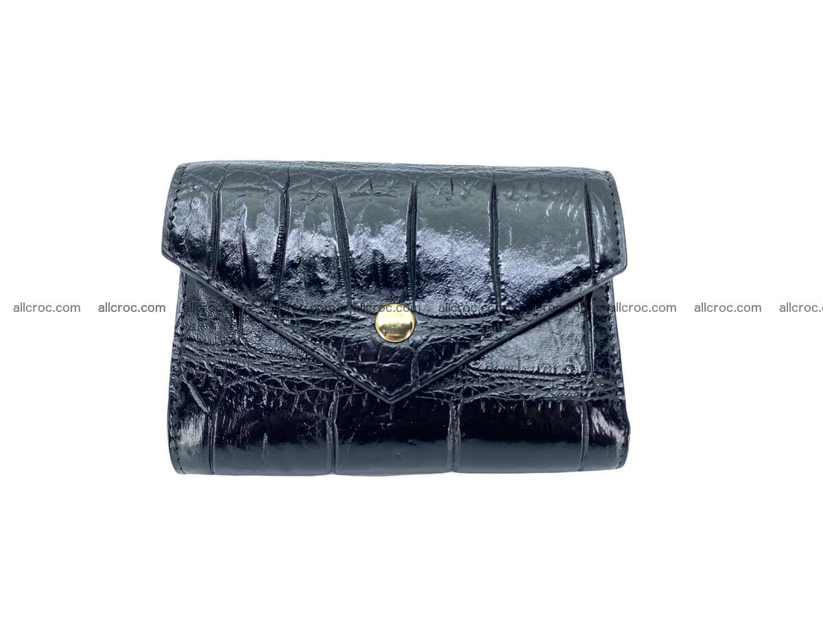 Crocodile skin vertical wallet 1666 Foto 2