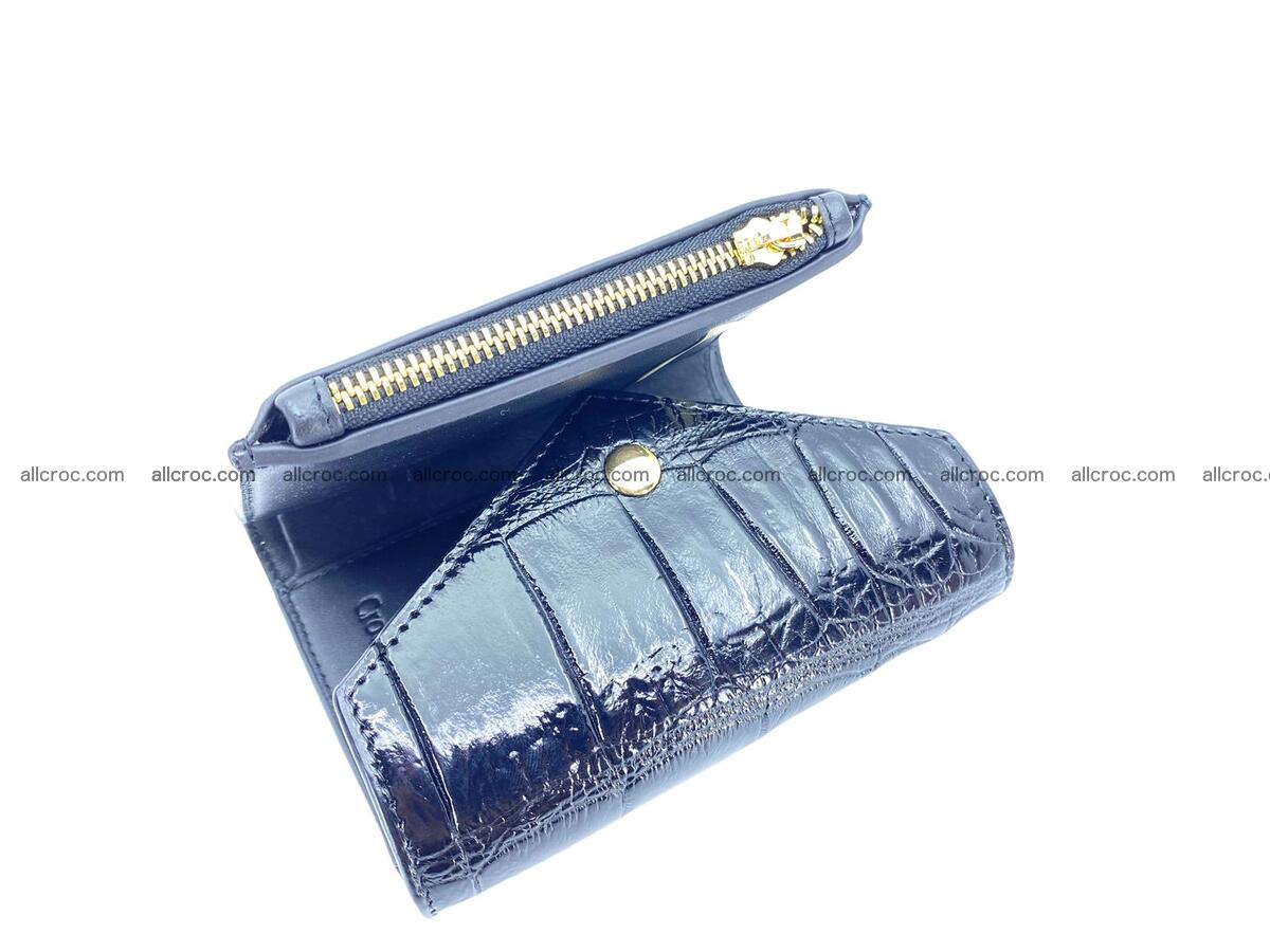 Crocodile skin vertical wallet 1666 Foto 5