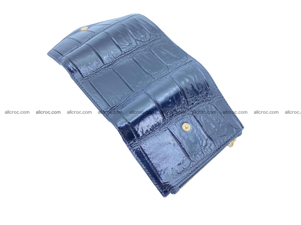 Crocodile skin vertical wallet 1666 Foto 8