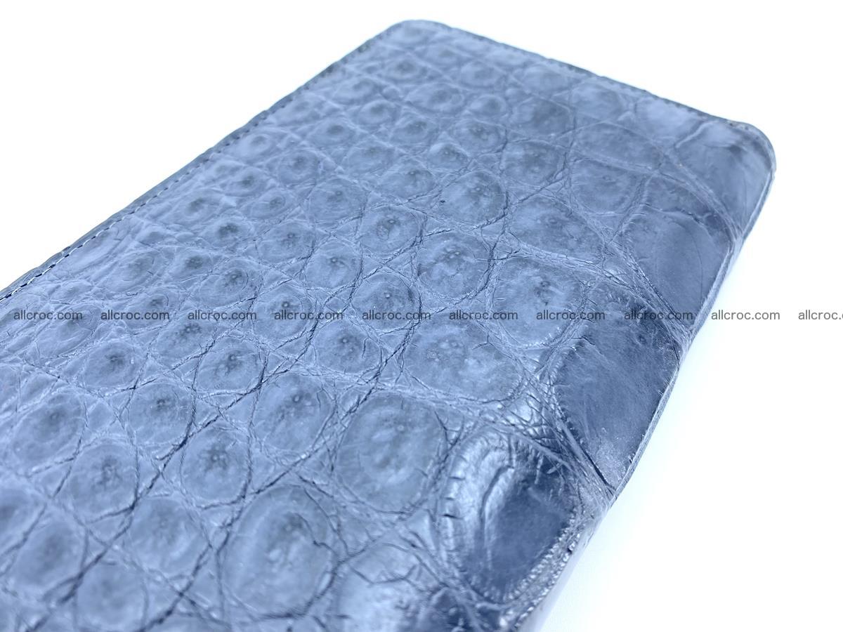 Crocodile skin wallet 1 zip M-size 1372 Foto 3