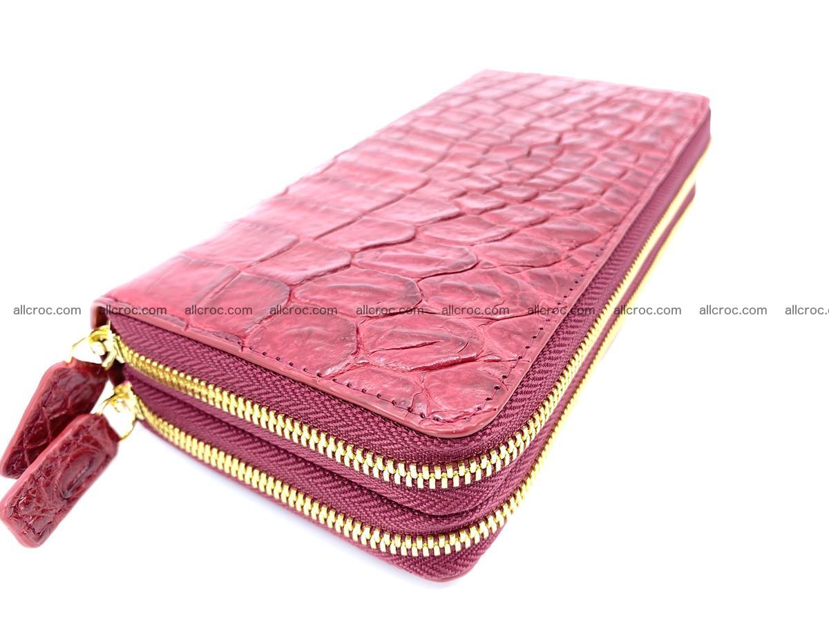 Crocodile skin wallet 2-zips 1007 Foto 1