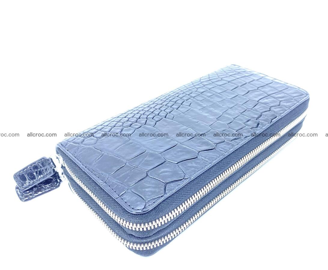 Crocodile skin wallet 2-zips 1318 Foto 2