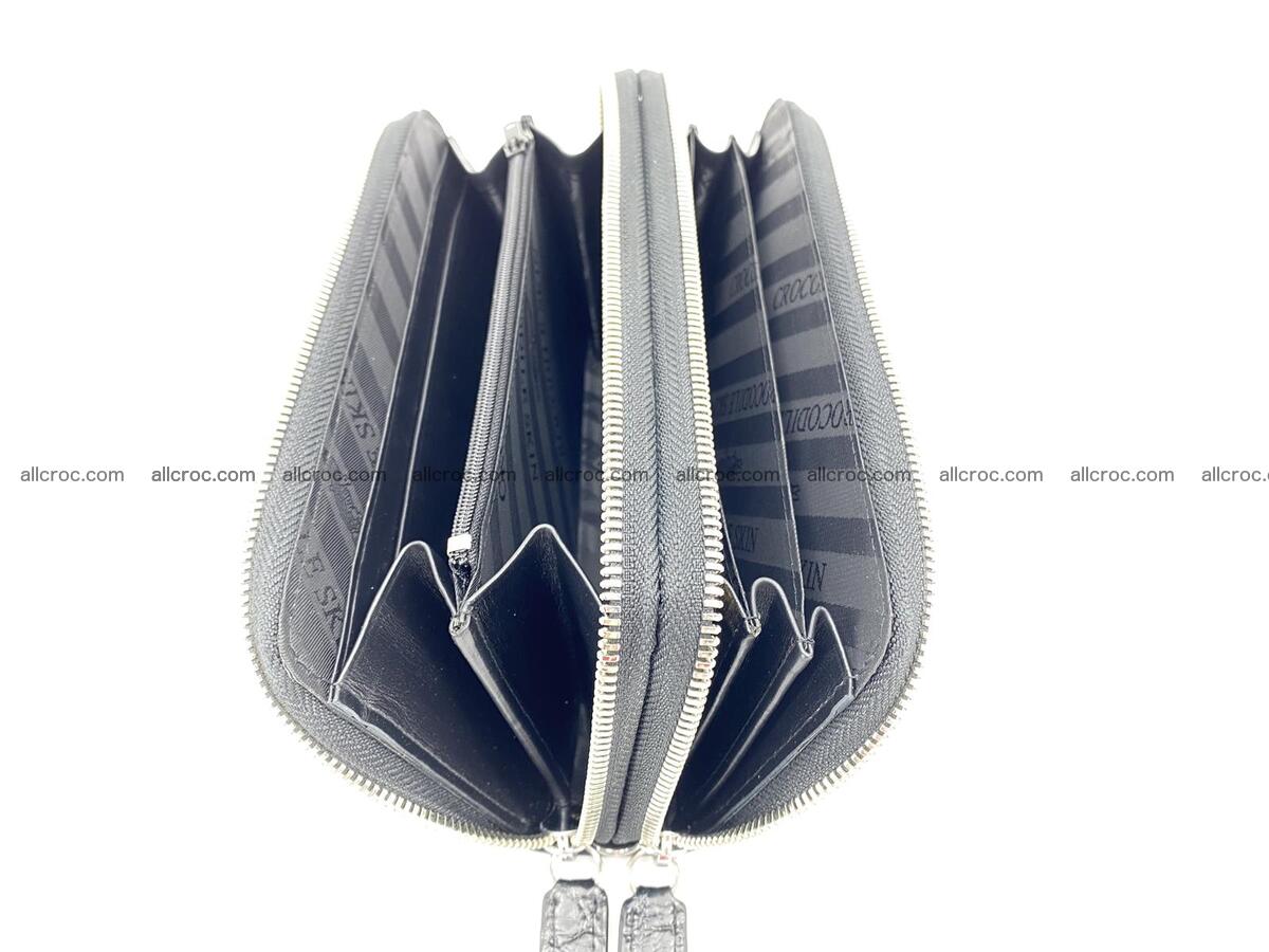Crocodile skin wallet 2-zips 1318 Foto 6