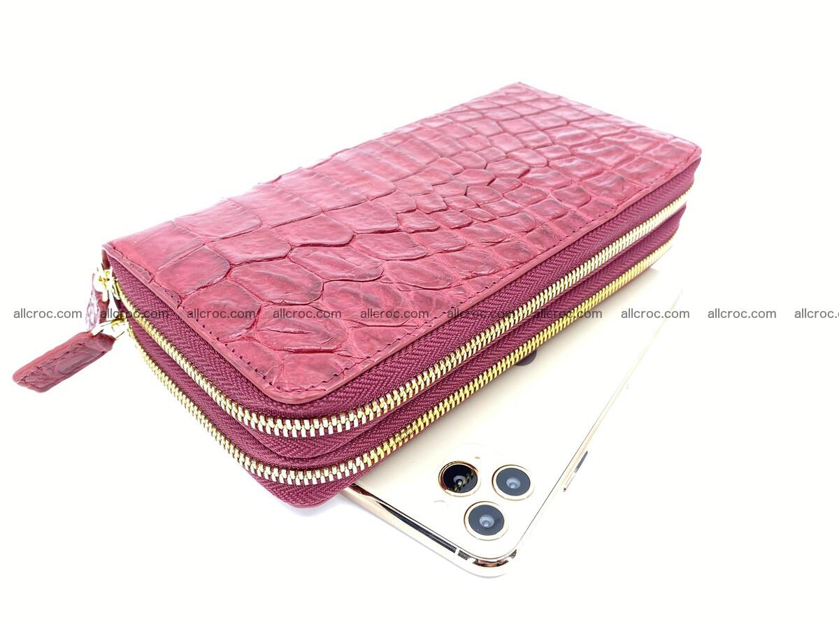 Crocodile skin wallet 2-zips 1007 Foto 0