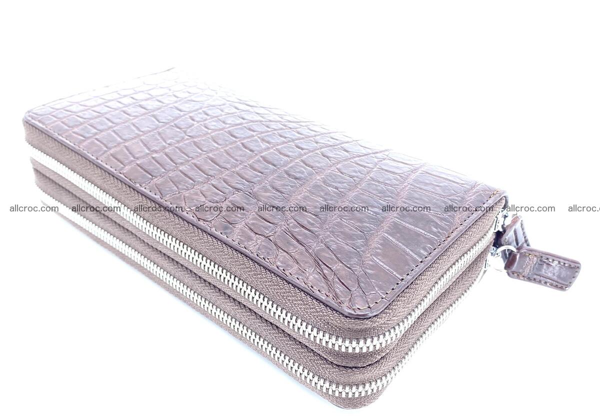 Crocodile skin wallet 2-zips 1317 Foto 3