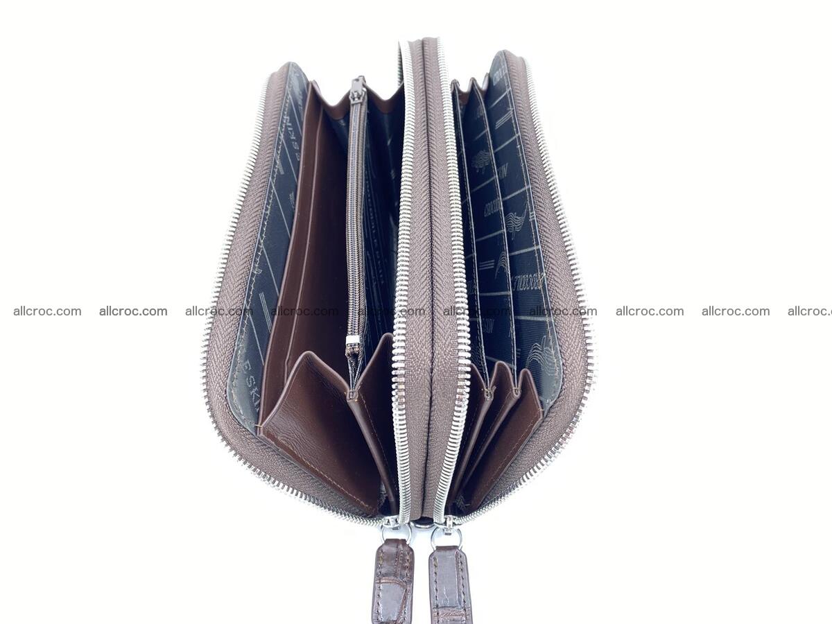 Crocodile skin wallet 2-zips 1317 Foto 6