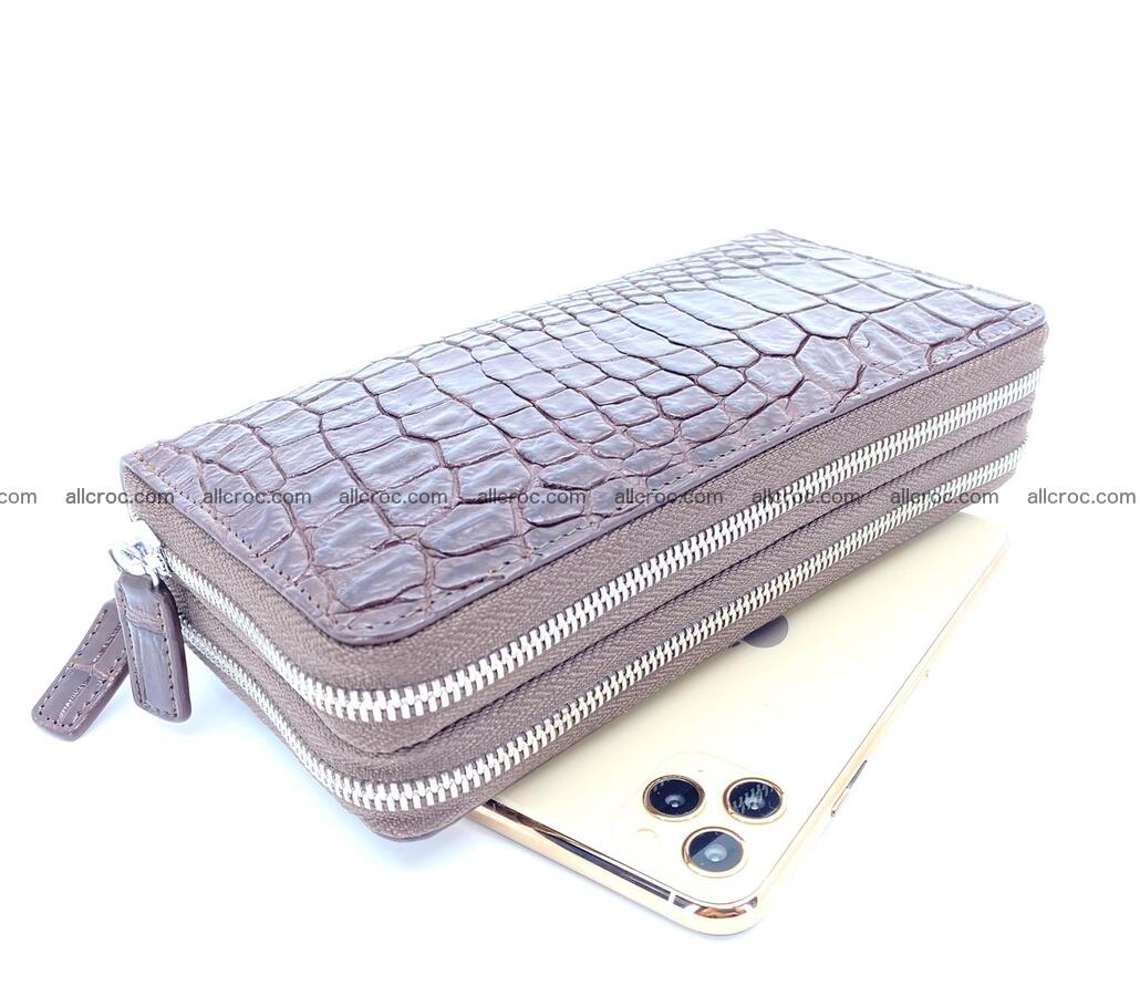 Crocodile skin wallet 2-zips 1317 Foto 0