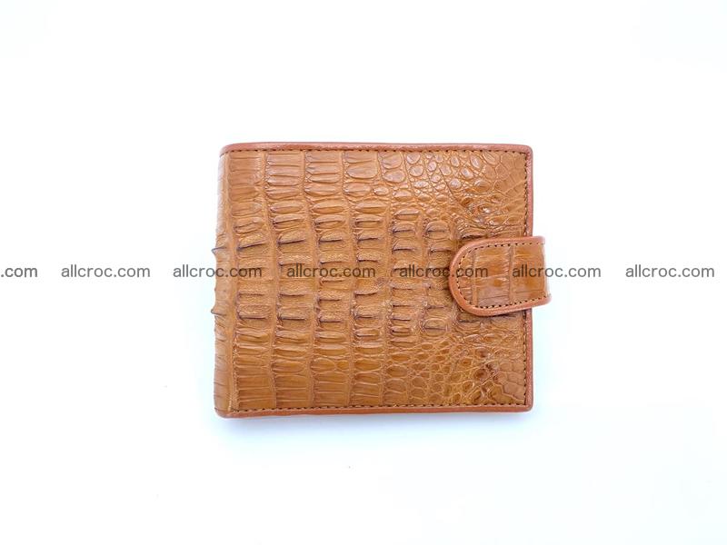 Crocodile skin wallet billfold small 1097