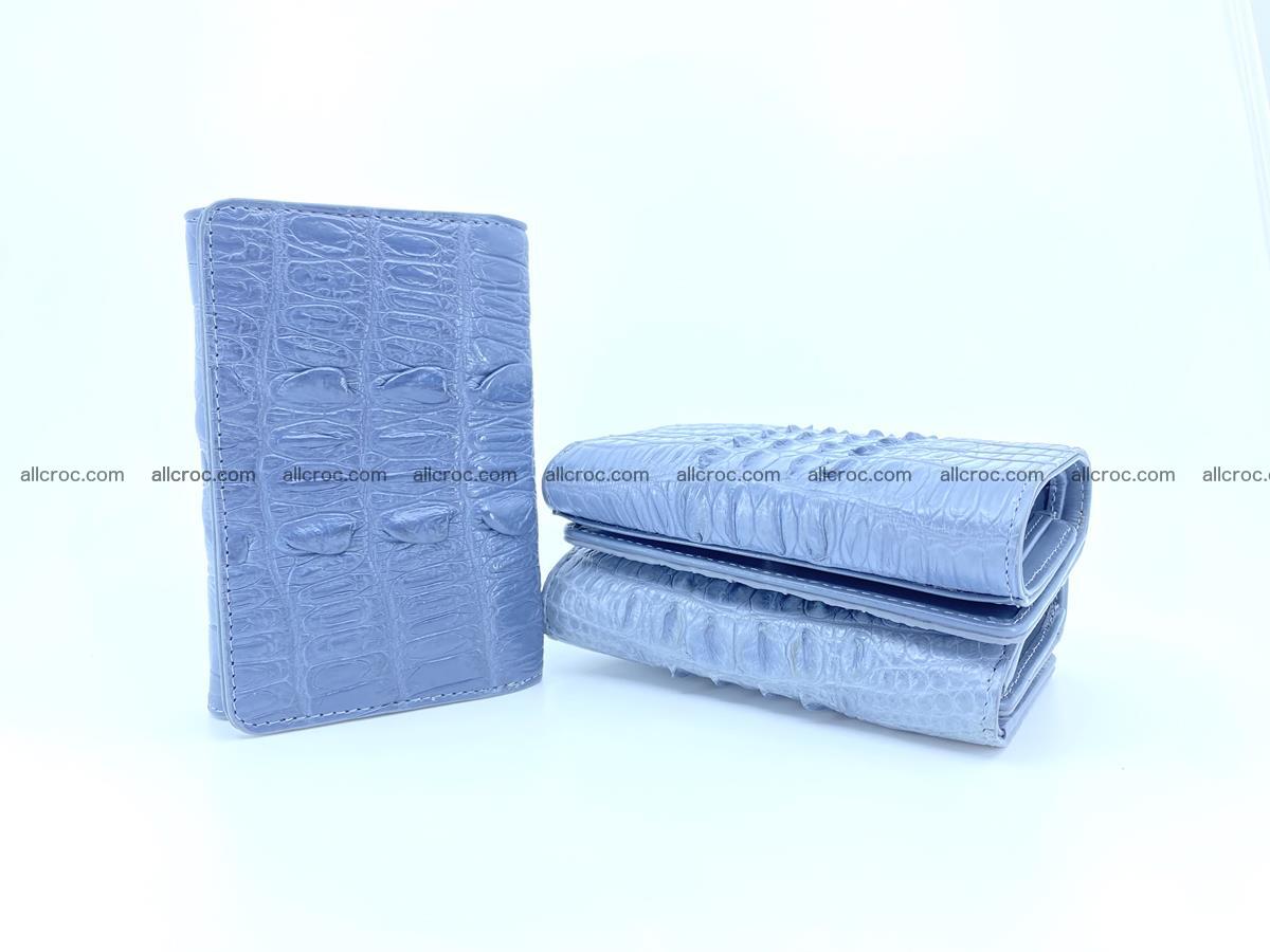 Crocodile skin wallet for women 402 Foto 9
