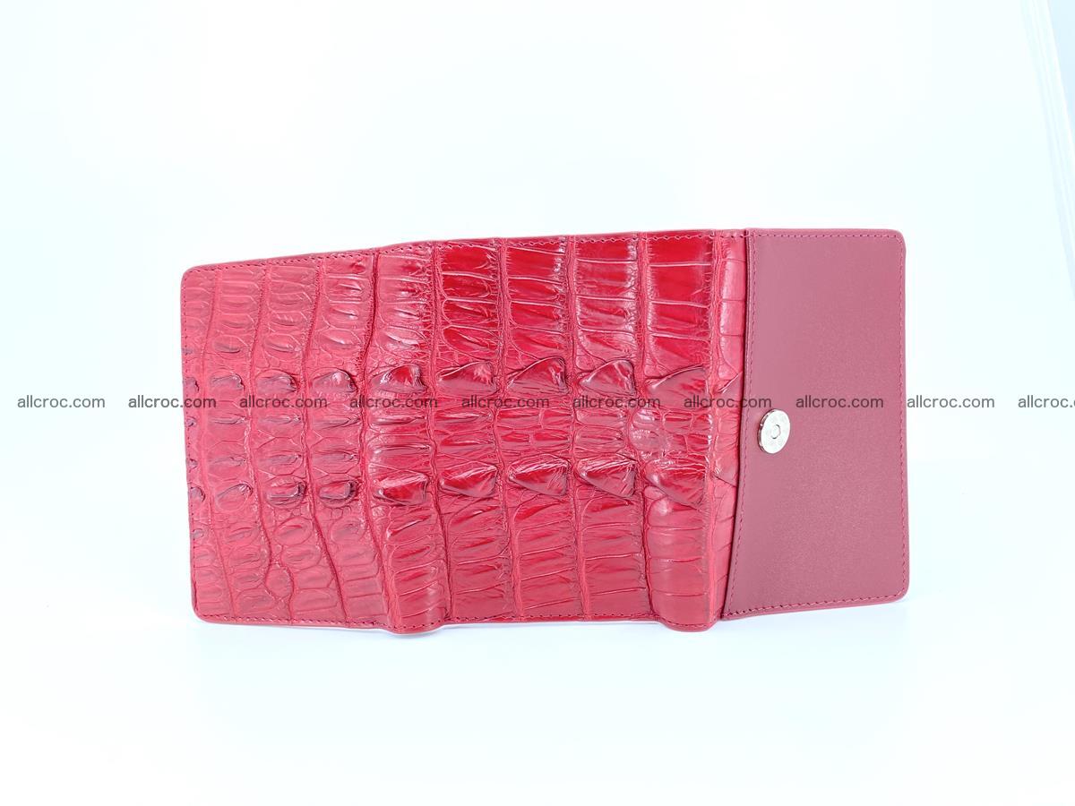 Crocodile skin wallet for women 398 Foto 11