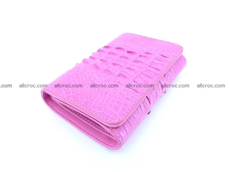 Crocodile skin wallet for women 395