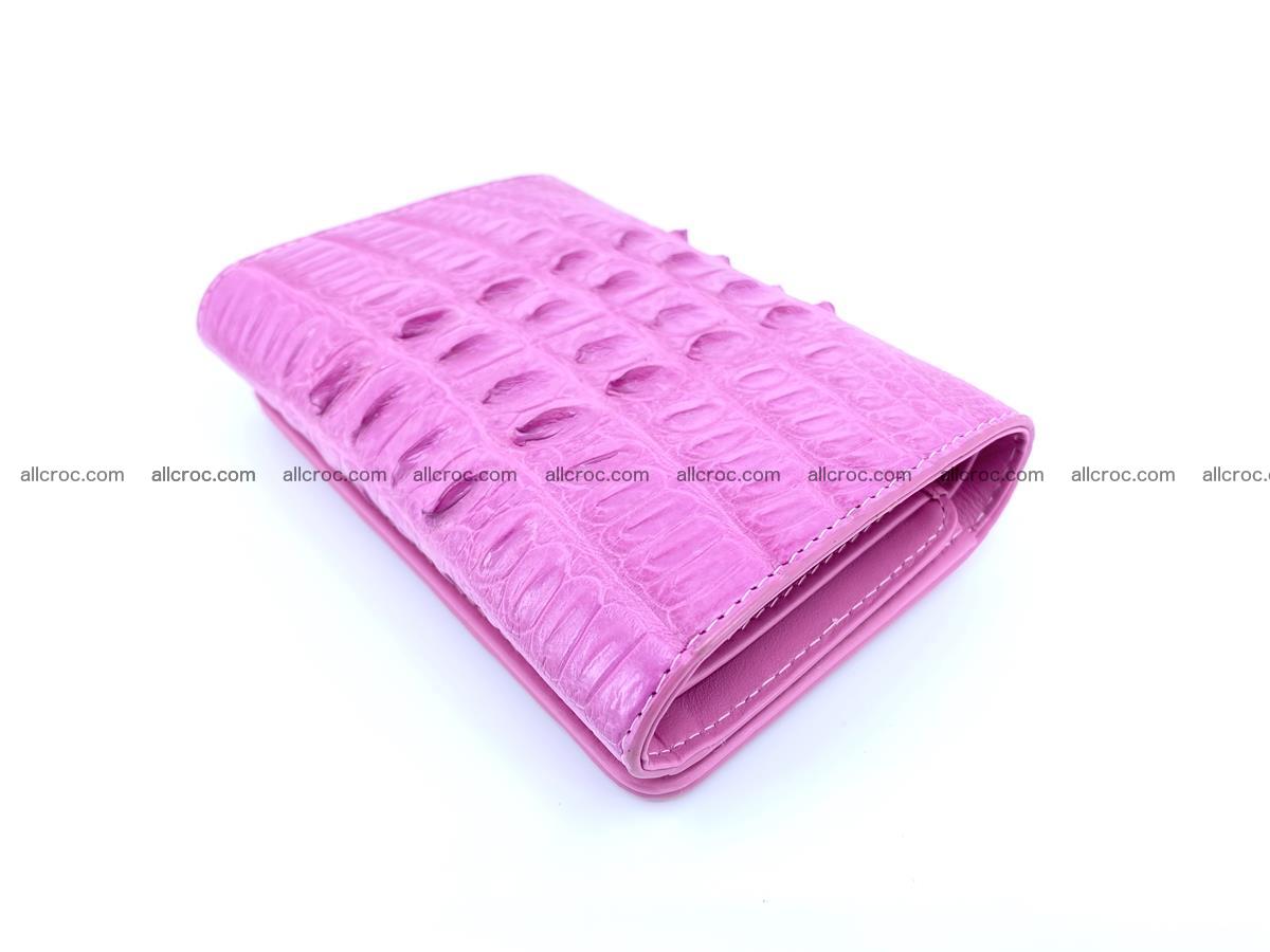 Crocodile skin wallet for women 395 Foto 3