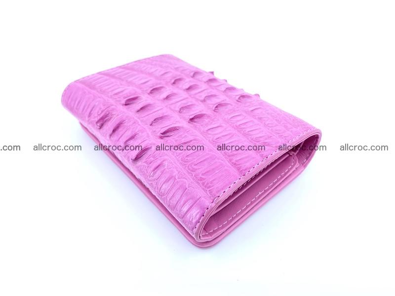 Crocodile skin wallet for women 395