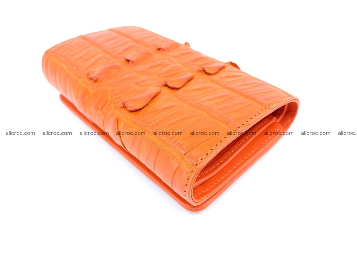 Crocodile skin wallet for women 400 Foto 4