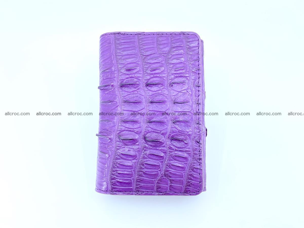 Crocodile skin wallet for women 397 Foto 4
