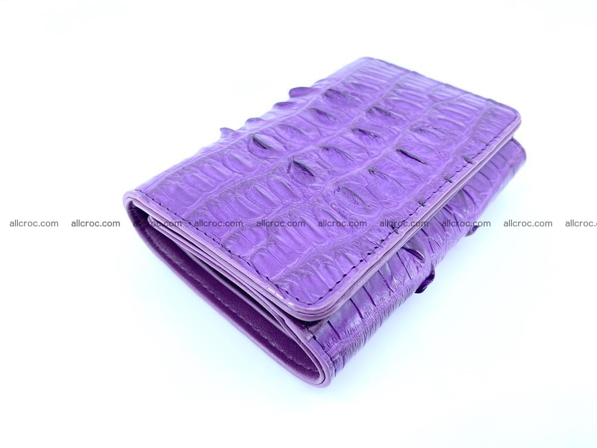 Crocodile skin wallet for women 397 Foto 2