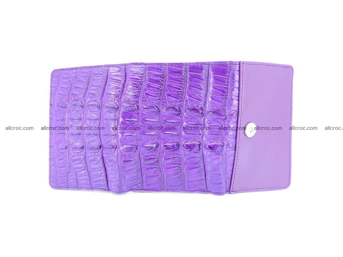 Crocodile skin wallet for women 397 Foto 6
