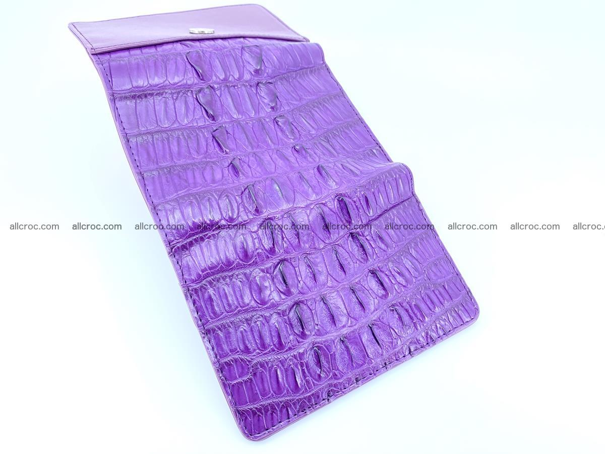 Crocodile skin wallet for women 397 Foto 9