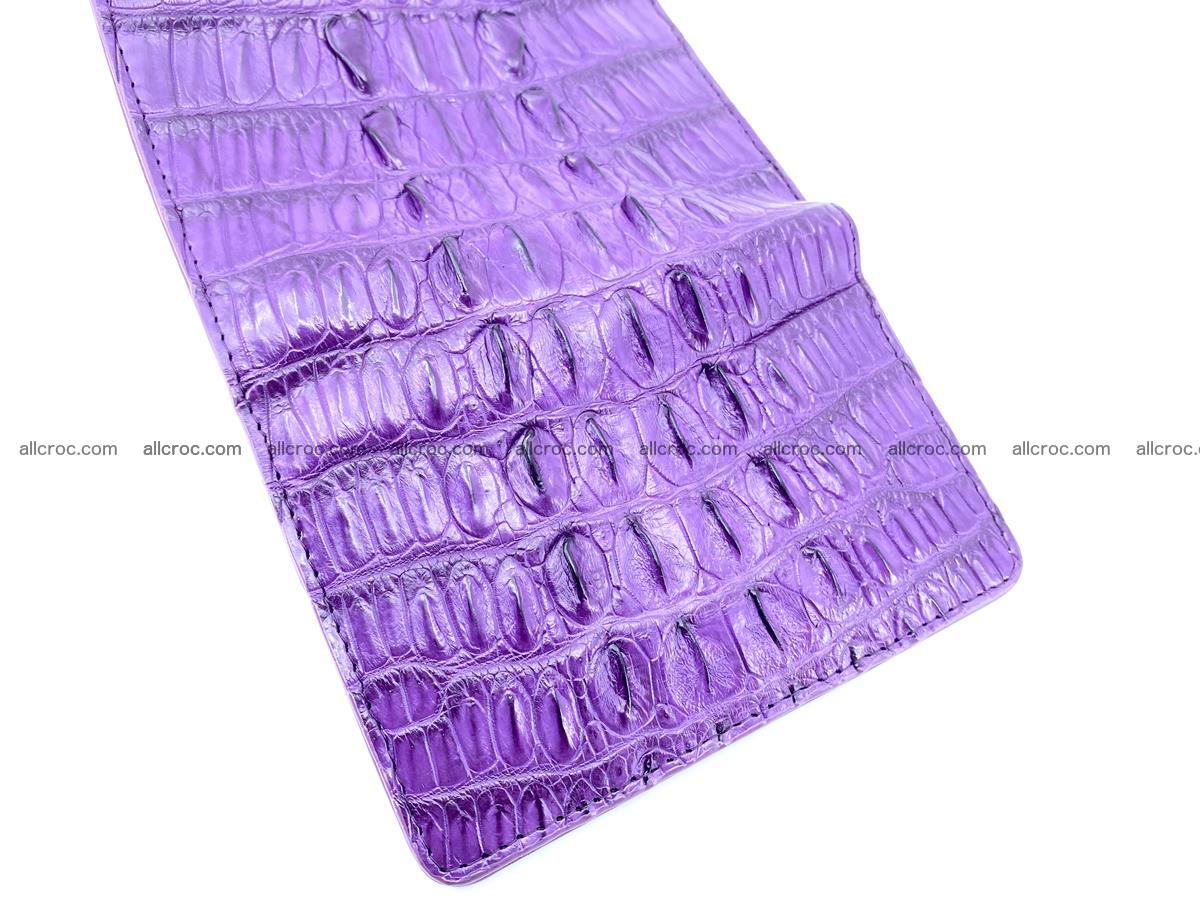 Crocodile skin wallet for women 397 Foto 8