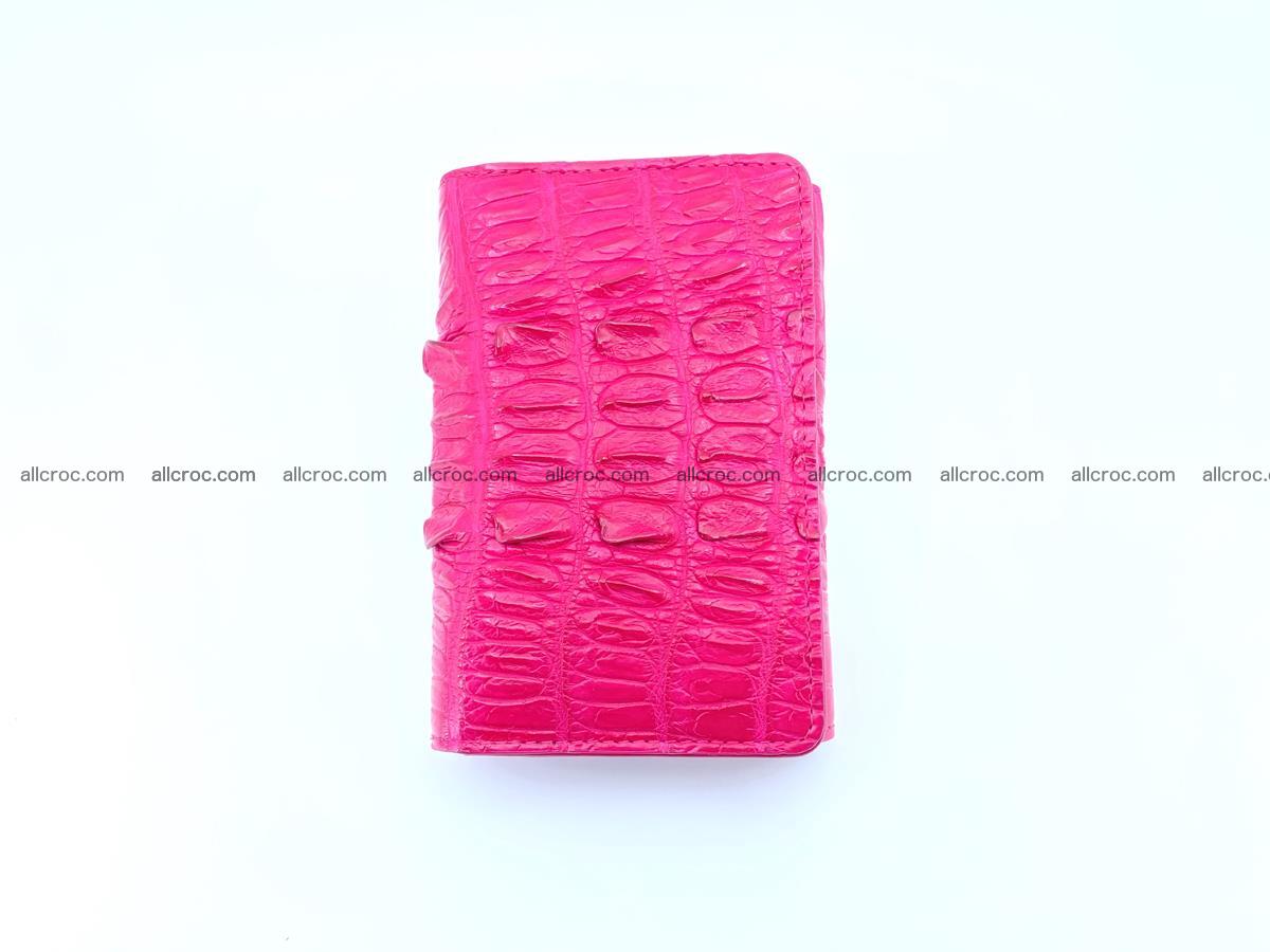 Crocodile skin wallet for women 396 Foto 2