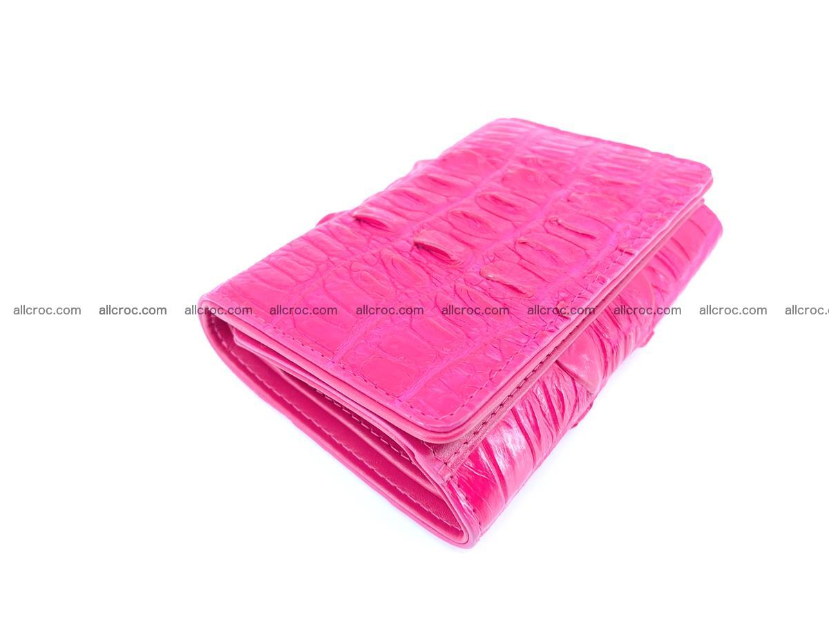 Crocodile skin wallet for women 396 Foto 4