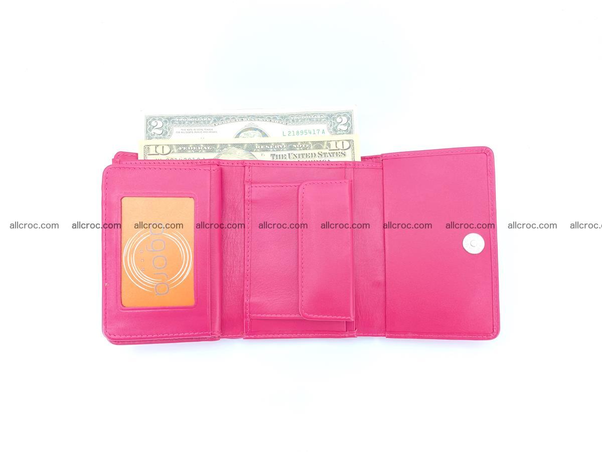Crocodile skin wallet for women 396 Foto 10