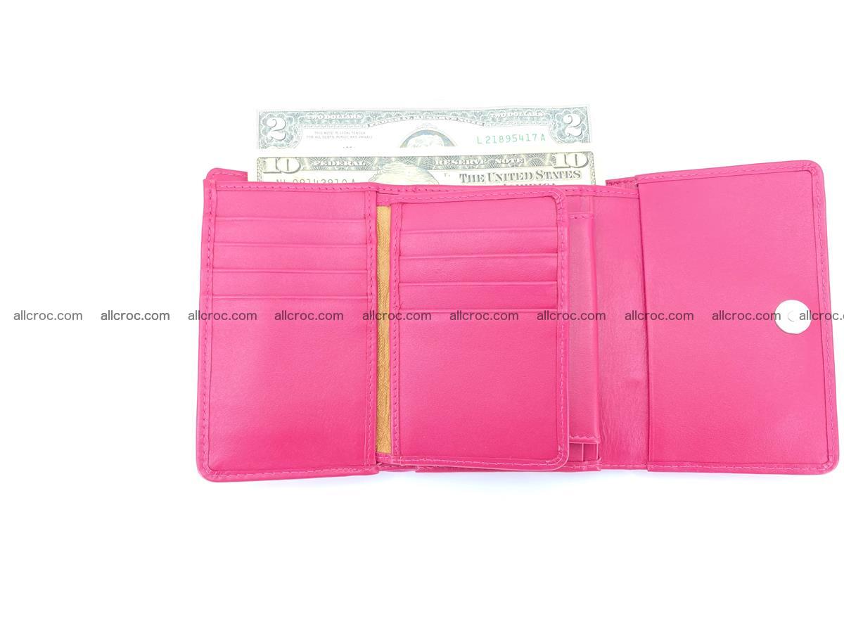 Crocodile skin wallet for women 396 Foto 11