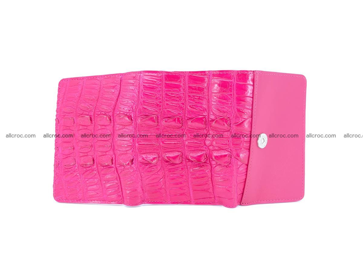 Crocodile skin wallet for women 396 Foto 6