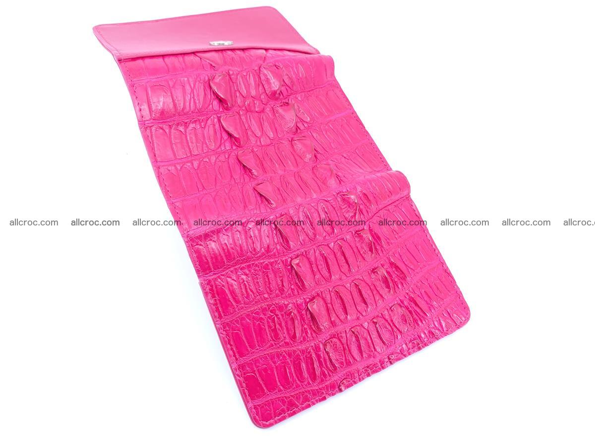 Crocodile skin wallet for women 396 Foto 7
