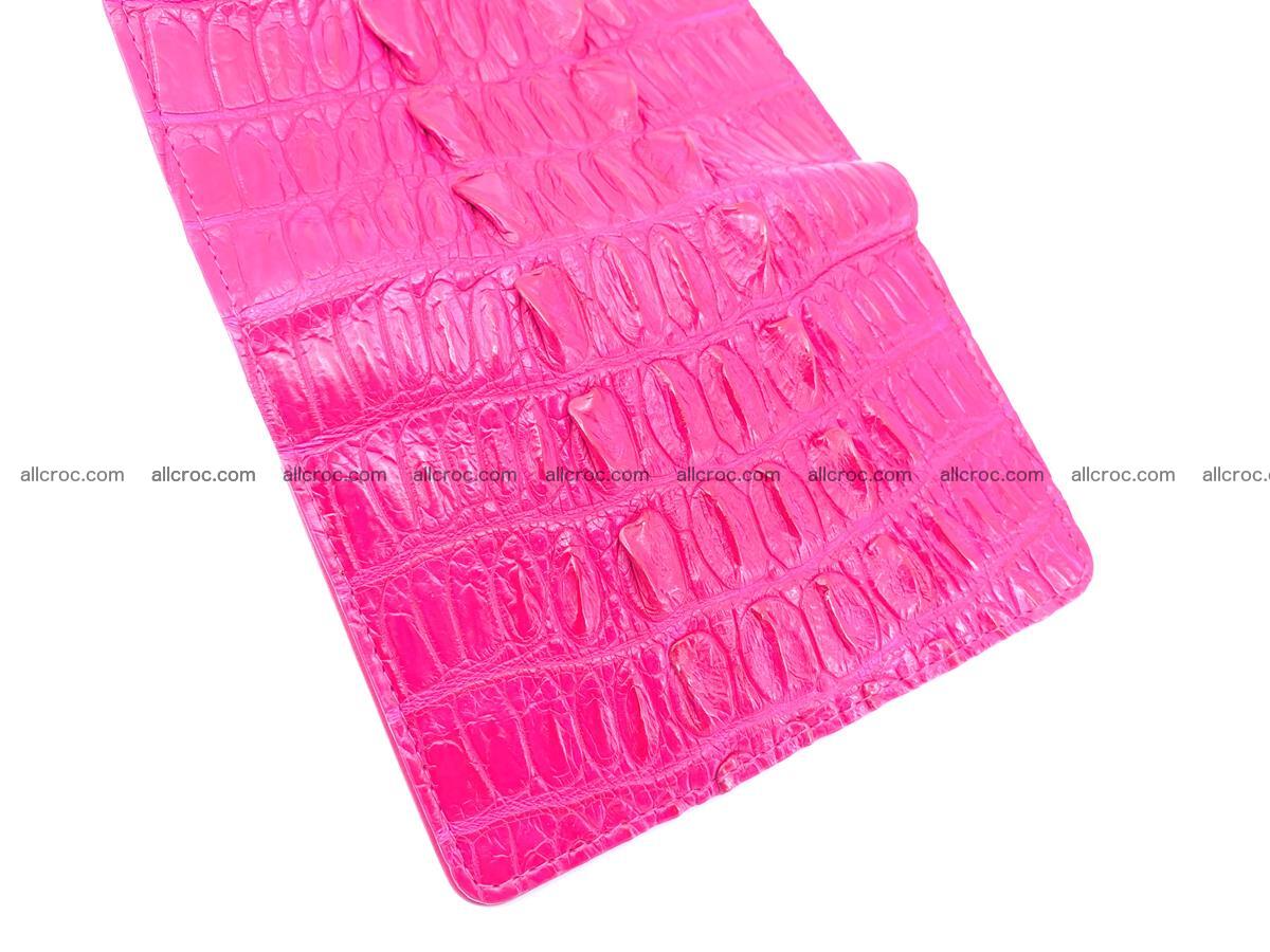 Crocodile skin wallet for women 396 Foto 8