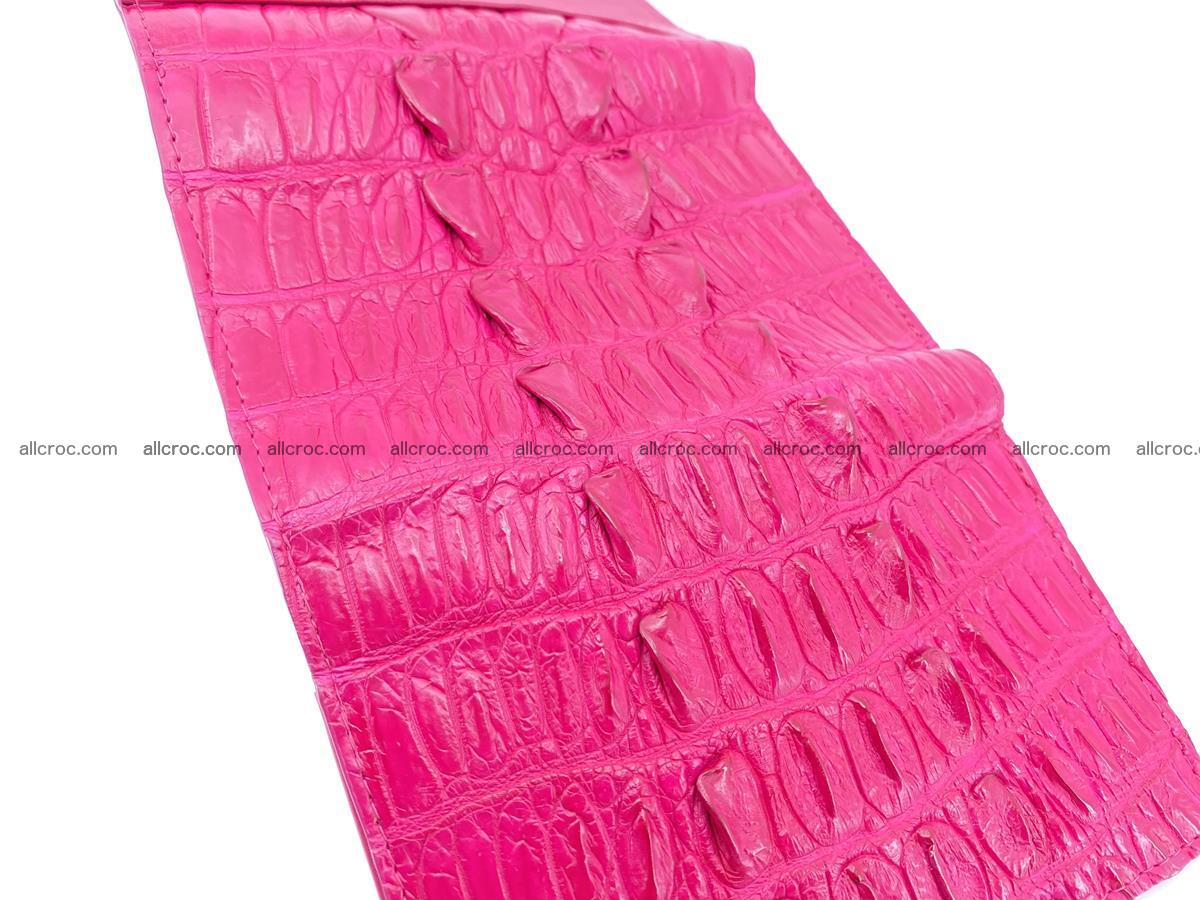 Crocodile skin wallet for women 396 Foto 9