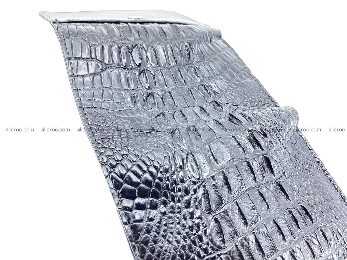 Crocodile skin wallet for women 405 Foto 9