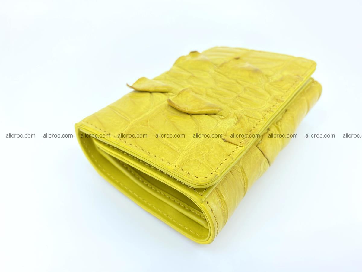 Crocodile skin wallet for women 399 Foto 4