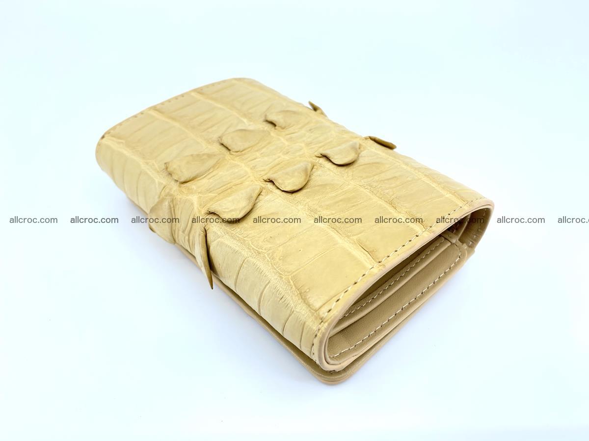 Crocodile skin wallet for women 403 Foto 5