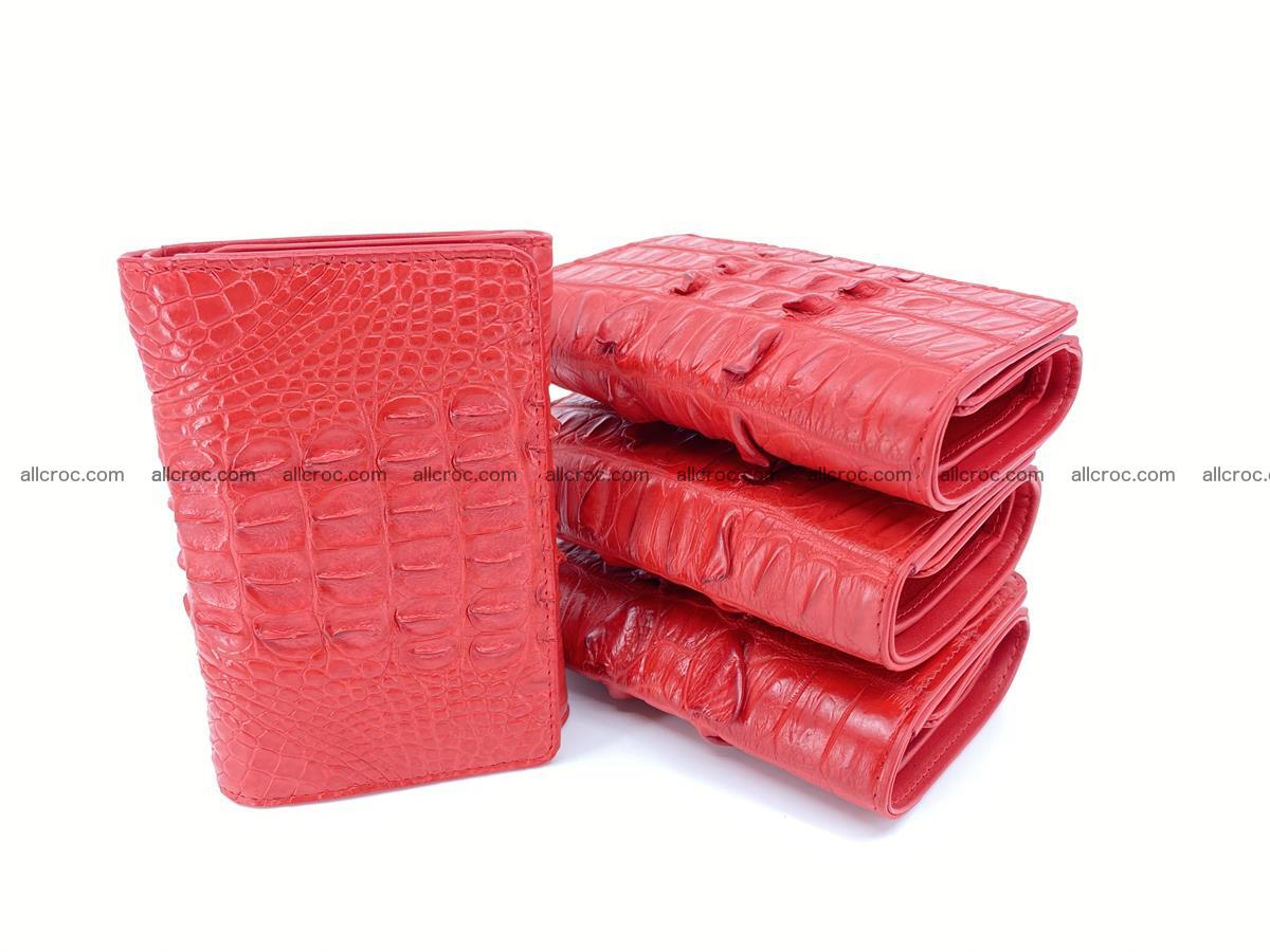 Crocodile skin wallet for women 394 Foto 10