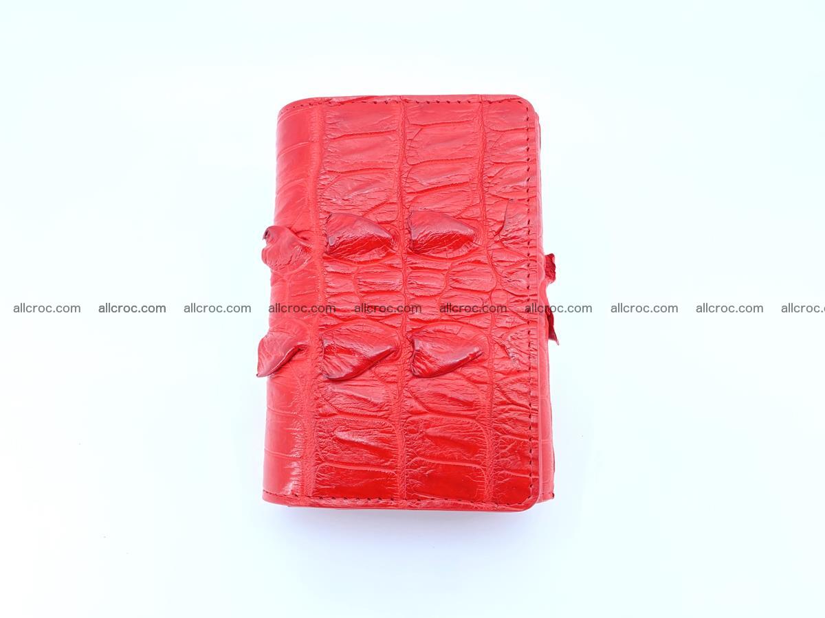 Crocodile skin wallet for women 394 Foto 2