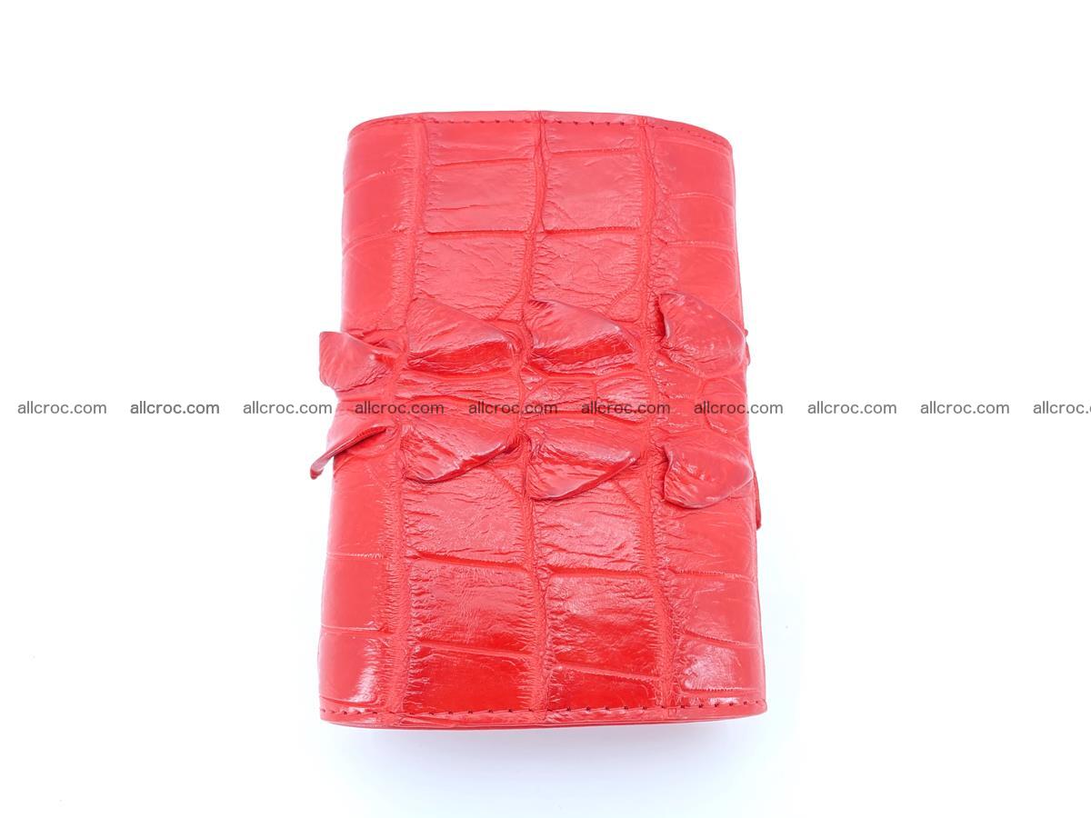 Crocodile skin wallet for women 394 Foto 3