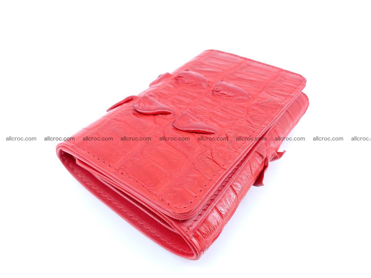 Crocodile skin wallet for women 394 Foto 4