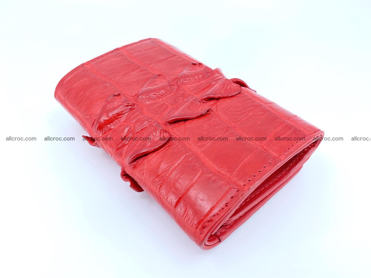 Crocodile skin wallet for women 394 Foto 5