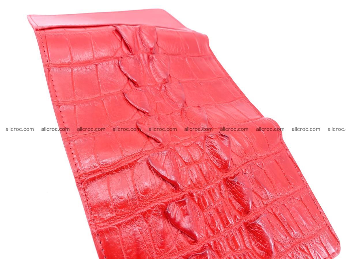 Crocodile skin wallet for women 394 Foto 7