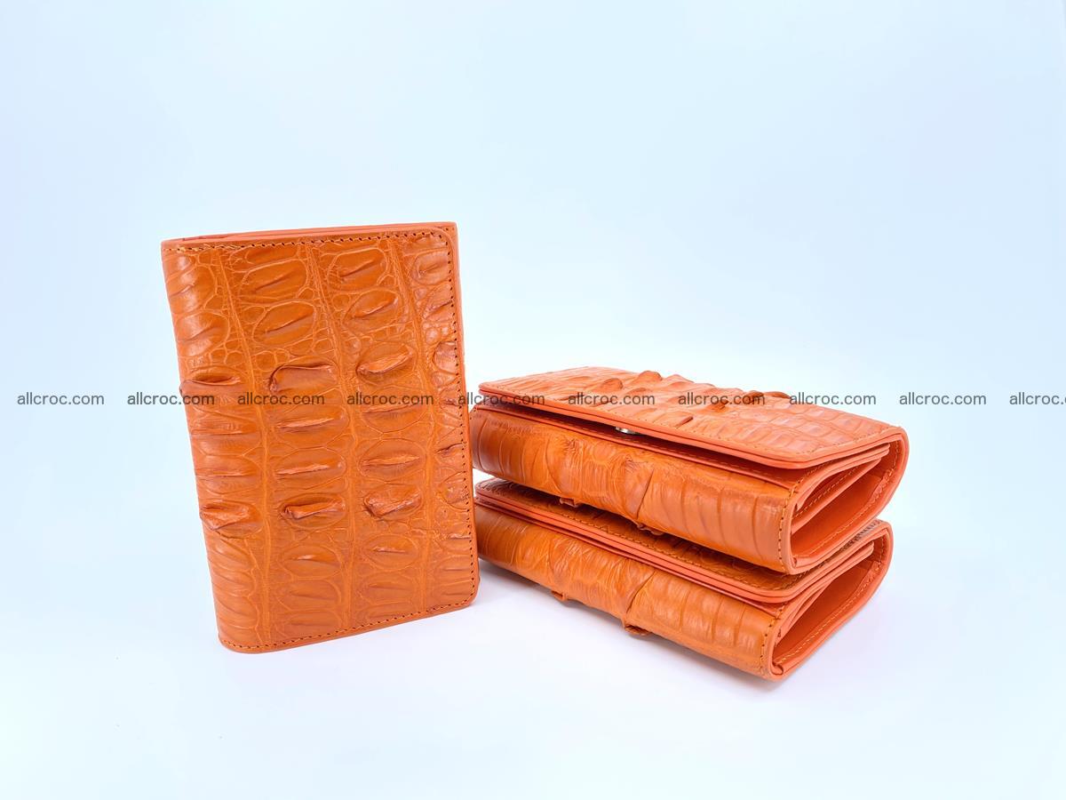 Crocodile skin wallet for women 400 Foto 10