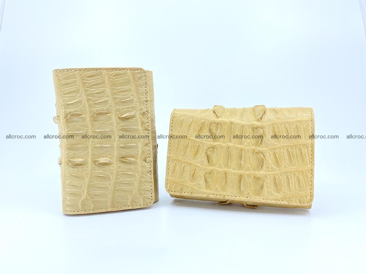 Crocodile skin wallet for women 403 Foto 11
